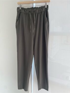 Lululemon KEEP MOVING PANT HIGH-RISE Grey Sage Size 6